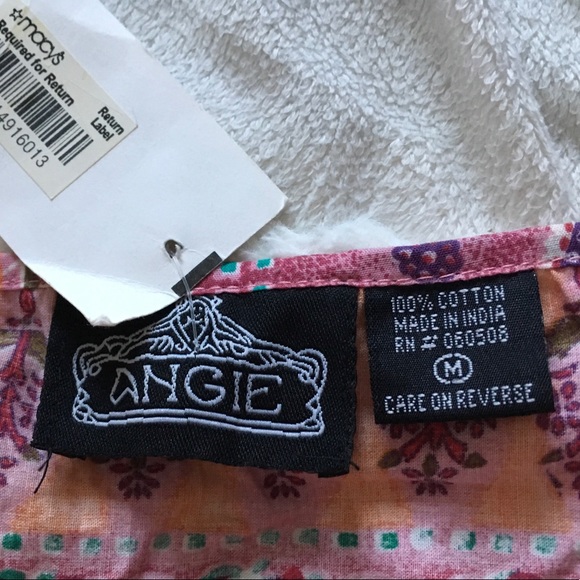 ANGIE’S BOHO DRAWSTRING WAIST MAXI SKIRT SIZE MED - Picture 3 of 5